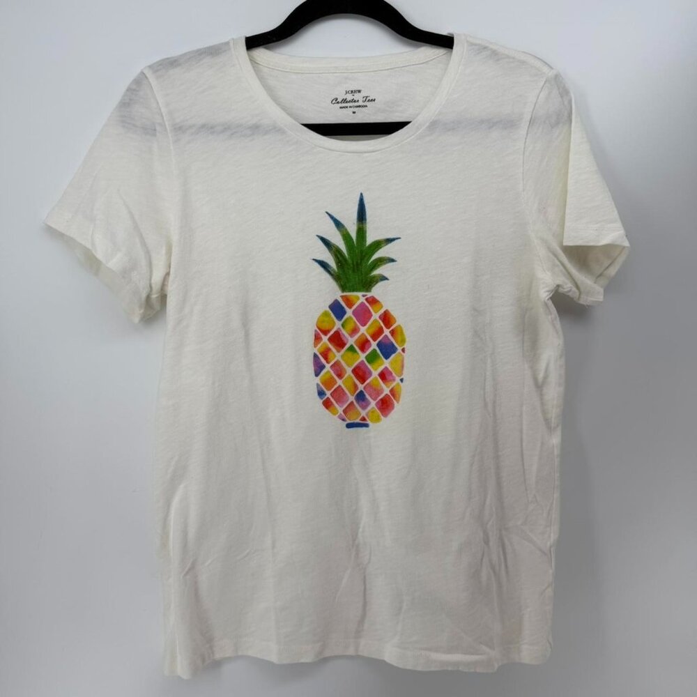 White Pineapple Graphic Tee